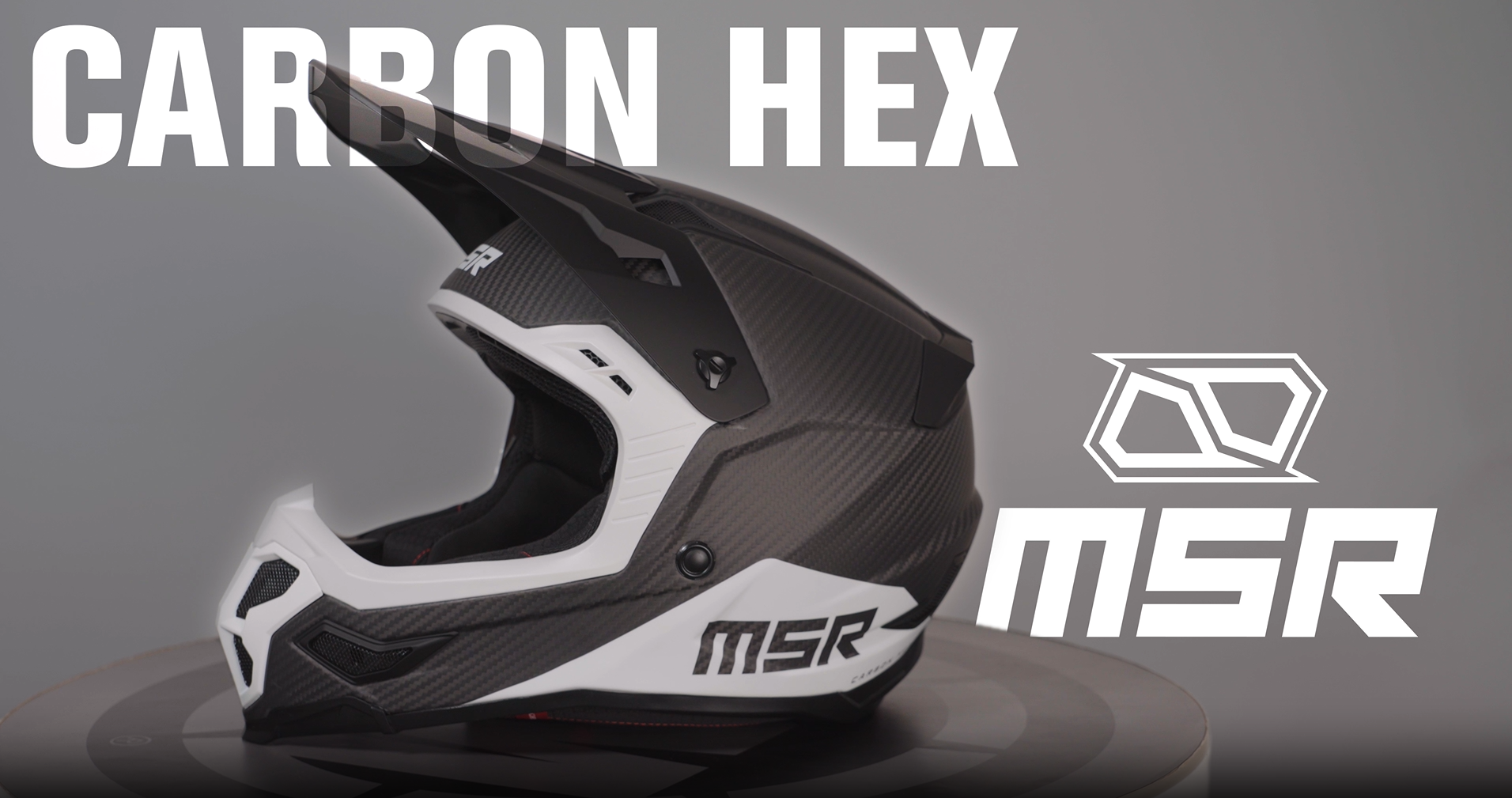 Amazon.com: MSR Carbon Hex Motocross Helmet – 3K Carbon Fiber Full